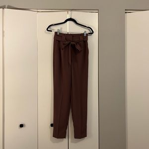 Express Purple Ankle High Rise Pants - 00R